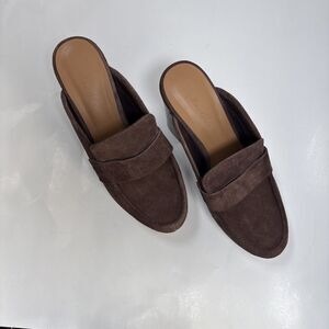 Splendid Women's Vina Brown Suede Platform Clog Size 7.5 M